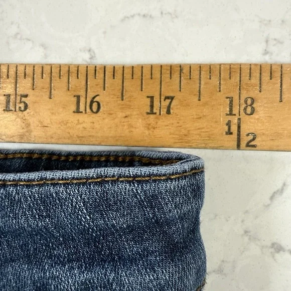 Kut from the Kloth Catherine Boyfriend Jeans Blue Med Wash Mid Rise Stretch 12 - Picture 4 of 13